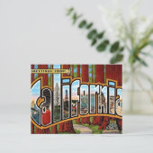 ビンテージ カリフォルニア・レッドウッド ポストカード (スタンド正面)