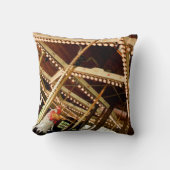 ビンテージ カルーセル ニワトリ クッション (正面)