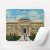 ビンテージ カーネギー図書館 アニストン アラバマ州 マウスパッド (マウス)