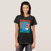 ビンテージ・キャット・ドーナツ Tシャツ (正面フル)