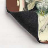 ビンテージ・クリスティ・ガール、 アンティークのウェディング・ポートレート マウスパッド (コーナー)