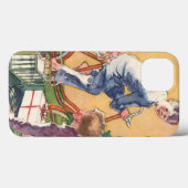ビンテージ　クリスマスの朝　子どもたちとプレゼント Case-Mate iPhoneケース (裏面 (横))
