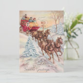 ビンテージ クリスマス ウィンター ステージコーチ (スタンド正面)