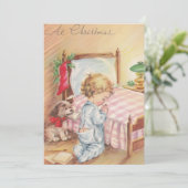 ビンテージ·クリスマス·ボ祈ーイズ·オブ·ベッド シーズンカード (スタンド正面)