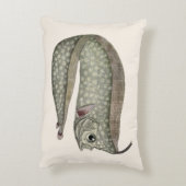 ビンテージ クレストオアフィッシュ 魚類 海洋生物 アクセントクッション (裏面(縦))