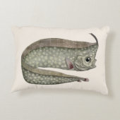 ビンテージ クレストオアフィッシュ 魚類 海洋生物 アクセントクッション (裏面)