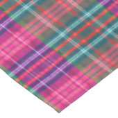 ビンテージ コットン テクスチャ | ピンク バッファロー プライド テーブルクロス (アングル)