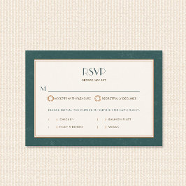 ビンテージ　コースト　サンセット　ノーティカル　デコ　ウェディング　ディナー 出欠カード