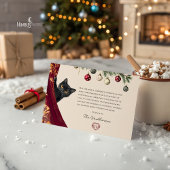 ビンテージ ゴシック フォト フラット ホリデー カード