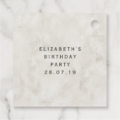 ビンテージ ゴシック ブルー 宝石 キー フェイバータグ (裏面)