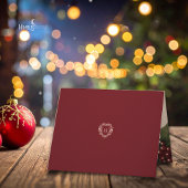 ビンテージ ゴシック 折りたたみ ホリデー カード