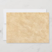 ビンテージ ゴシック 招待状 (裏面)