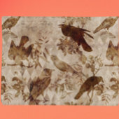 ビンテージ ゴス デコパージュ クロウ ラーヴェン 薄葉紙