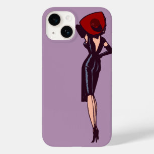 ビンテージ ゴージャス グラマー ガール レトロ ピンアップ Case-Mate iPhone 14ケース