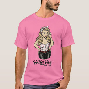 ビンテージ+サス、謝罪なし Tシャツ