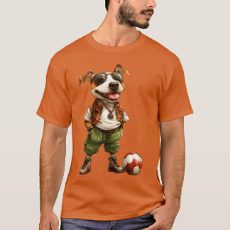ビンテージ サッカーわんこギフト Tシャツ