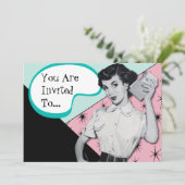 ビンテージ・サッシー・セクレタリー・招待状 招待状 (スタンド正面)