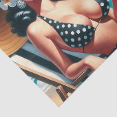 ビンテージ サマー ピンアップ 薄葉紙 (詳細)