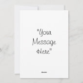 ビンテージ サンタと少女のクリスマスグリーティングカード シーズンカード (裏面)