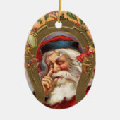 ビンテージ サンタクロース オーナメント (正面)