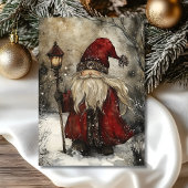 ビンテージ サンタクロース クリスマス 水彩画アート