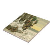 ビンテージ サンタ クリスマス ビクトリアン ホリデー タイル (側面)