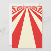 ビンテージ サーカスをテーマにしたハロウィン・カーニバル・パーティ 招待状 (裏面)