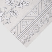 ビンテージ シノワズリー 白 花 デコパージュ 薄葉紙 (詳細)