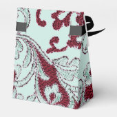 ビンテージ シャビー シックなレースと蝶 フェイバーボックス (裏面サイド)