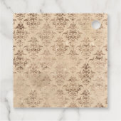 ビンテージ シャビー シック ティーパーティー フェイバータグ (裏面)