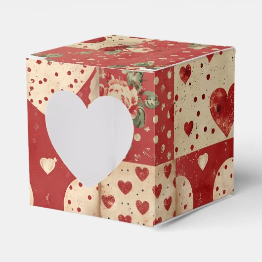 ビンテージ シャビー シック フェイバーボックス (正面サイド)