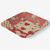 ビンテージ シャビー シック ペーパープレート (傾斜あり)