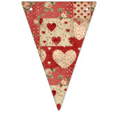 ビンテージ シャビー チック バンティングフラッグ (第2の旗)