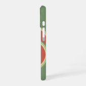 ビンテージ スイカのスライス iPhone 16ケース (左側面)