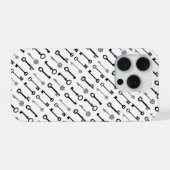 ビンテージ スケルトンキー柄 iPhoneケース (裏面横)