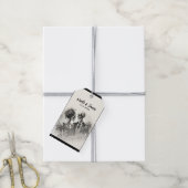 ビンテージ スケルトン ロマンス ゴシック ウェディング 婚約 ギフトタグ (より糸付き)