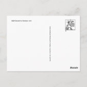 ビンテージ ストリームライン 蒸気機関車 ポストカード (裏面)