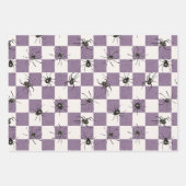 ビンテージ スプーキ― コテ―ジハロウィン ラッピングペーパーシート (正面)