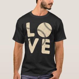 ビンテージ スポーツ ファン 野球大好き Tシャツ