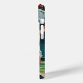 ビンテージ スポーツ 野球選手 ピッチャー マウンド上 Case-Mate iPhoneケース (裏面 / 左)