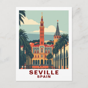 ビンテージ セビリア スペイン 大聖堂 旅行 ポストカード