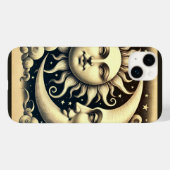 ビンテージ セレスティアル サン&ムーン Case-Mate iPhoneケース (裏面 (横))