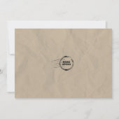 ビンテージ テレグラム 招待状 (裏面)