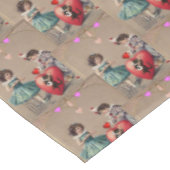 ビンテージ テーブルクロス バレンタインデー (アングル)