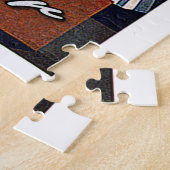 ビンテージ·トカリブのラベル ジグソーパズル (側面)