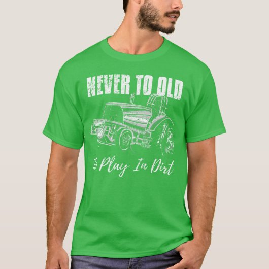 ビンテージ トラクター・プル大会の季節 Tシャツ (正面)