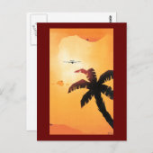 ビンテージ·トラベル、ハワイアン諸島 ポストカード (正面/裏面)