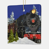 ビンテージ トレイン クリスマス ホリデー ツリー オーナメント (左)