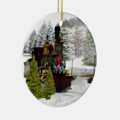 ビンテージ トレイン ロコモティブ クリスマス オーナメント (右)