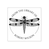 ビンテージ トンボの本 ライラリーより ラバースタンプ (インプリント)